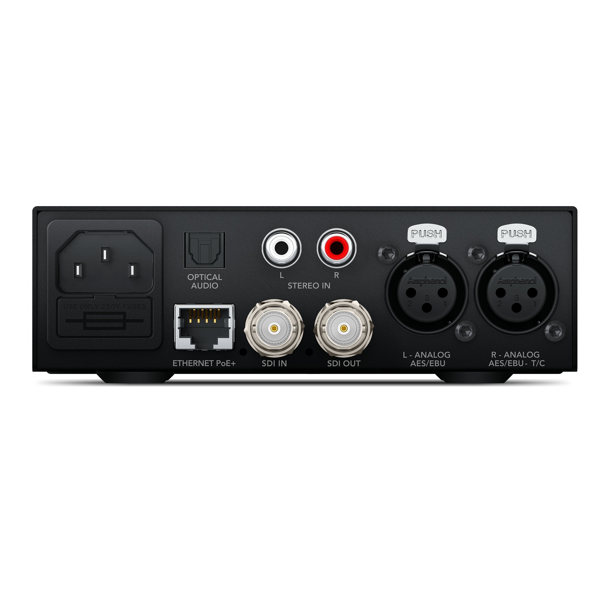 Blackmagic Design Teranex Mini Professional Audio to 12G SDI Converter for SD, HD, Ultra HD, and DCI 4K Video Connections