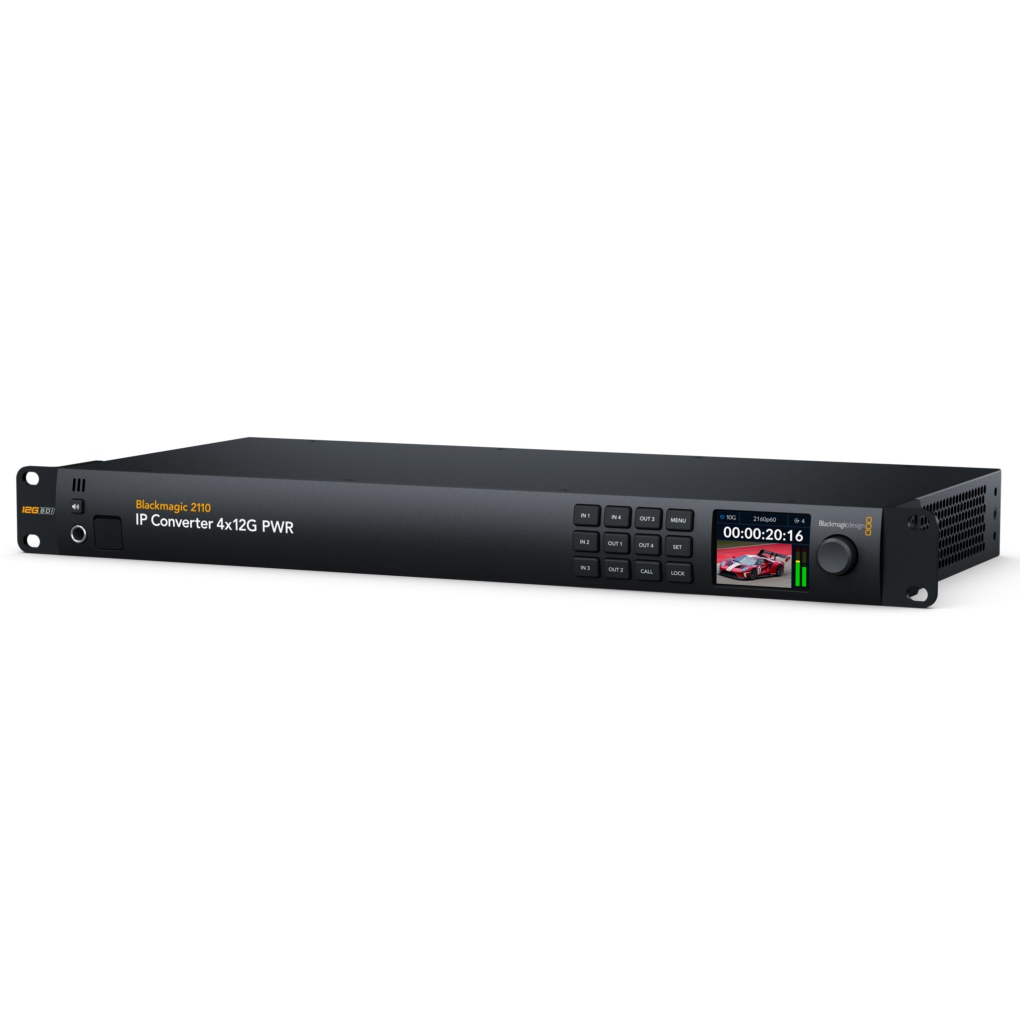 Blackmagic Design 4x12G PWR 12G-SDI to SMPTE-2110 High-Efficiency IP Video Converter