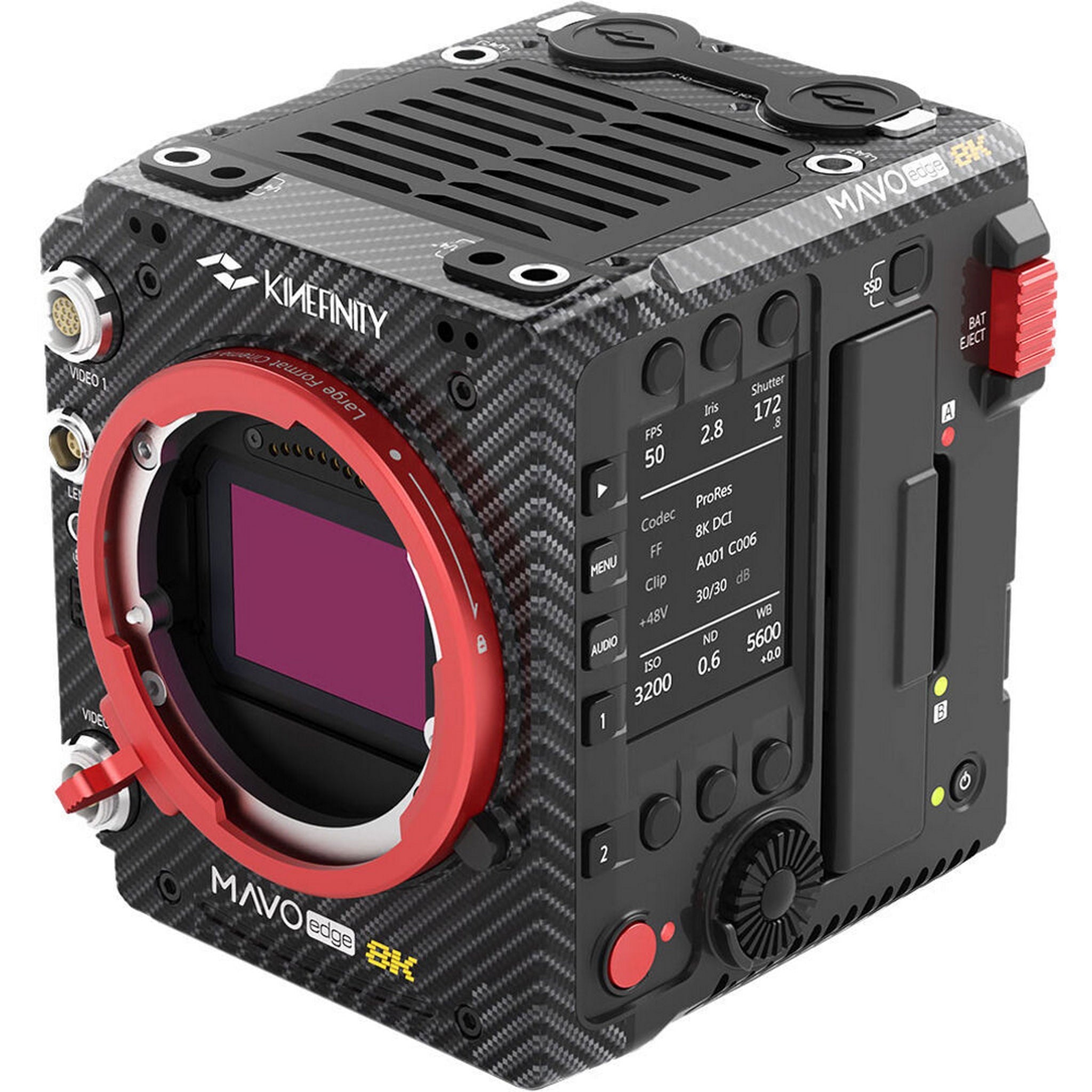 Kinefinity MAVO Edge 8K 3:2 Full Frame Carbon Fiber Cine Camera for Stunning 8K Footage