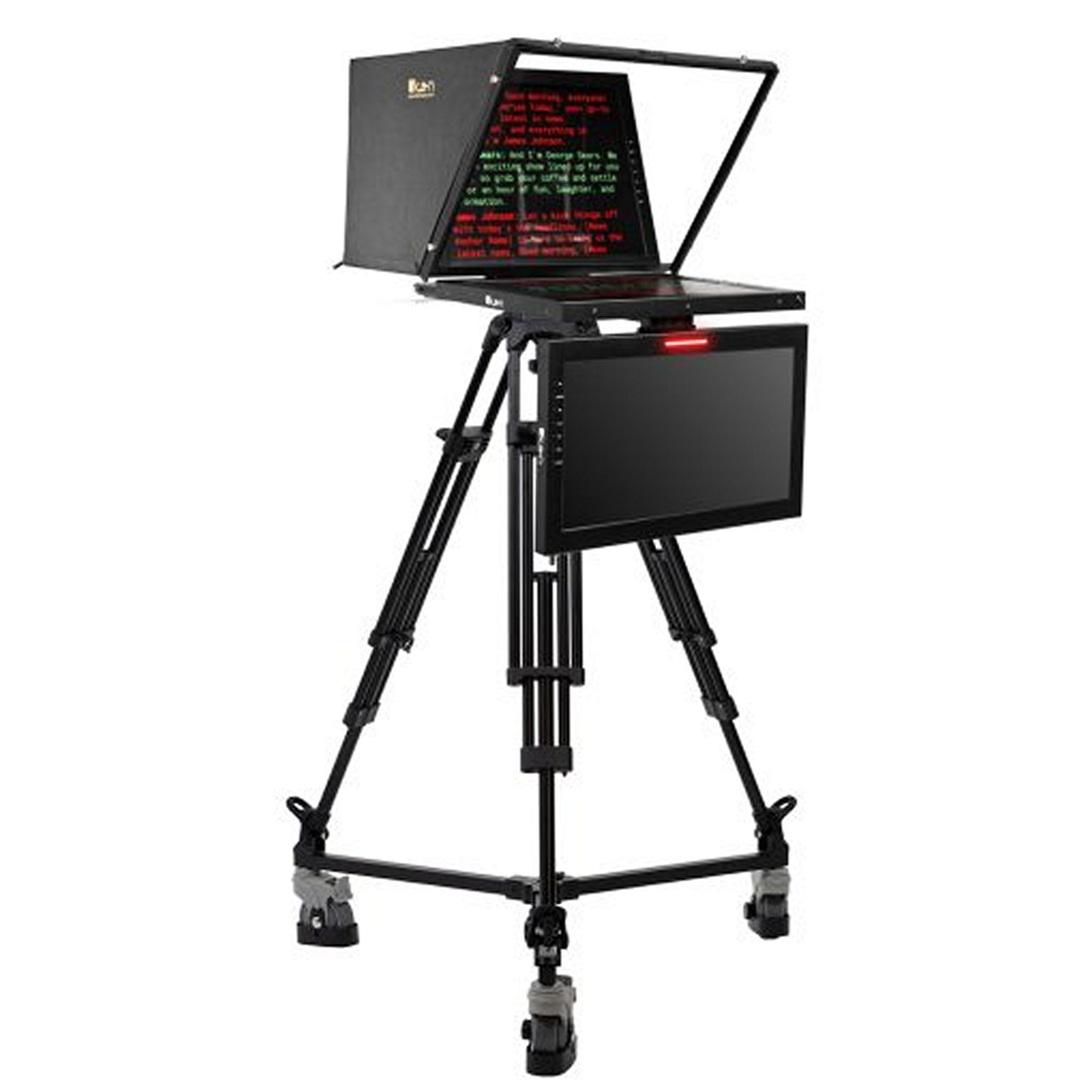 15 - inch SDI Travel - Ready Teleprompter Kit with PTZ Function and Tripod - Ikan PT4900S - PTZ - TM - V2