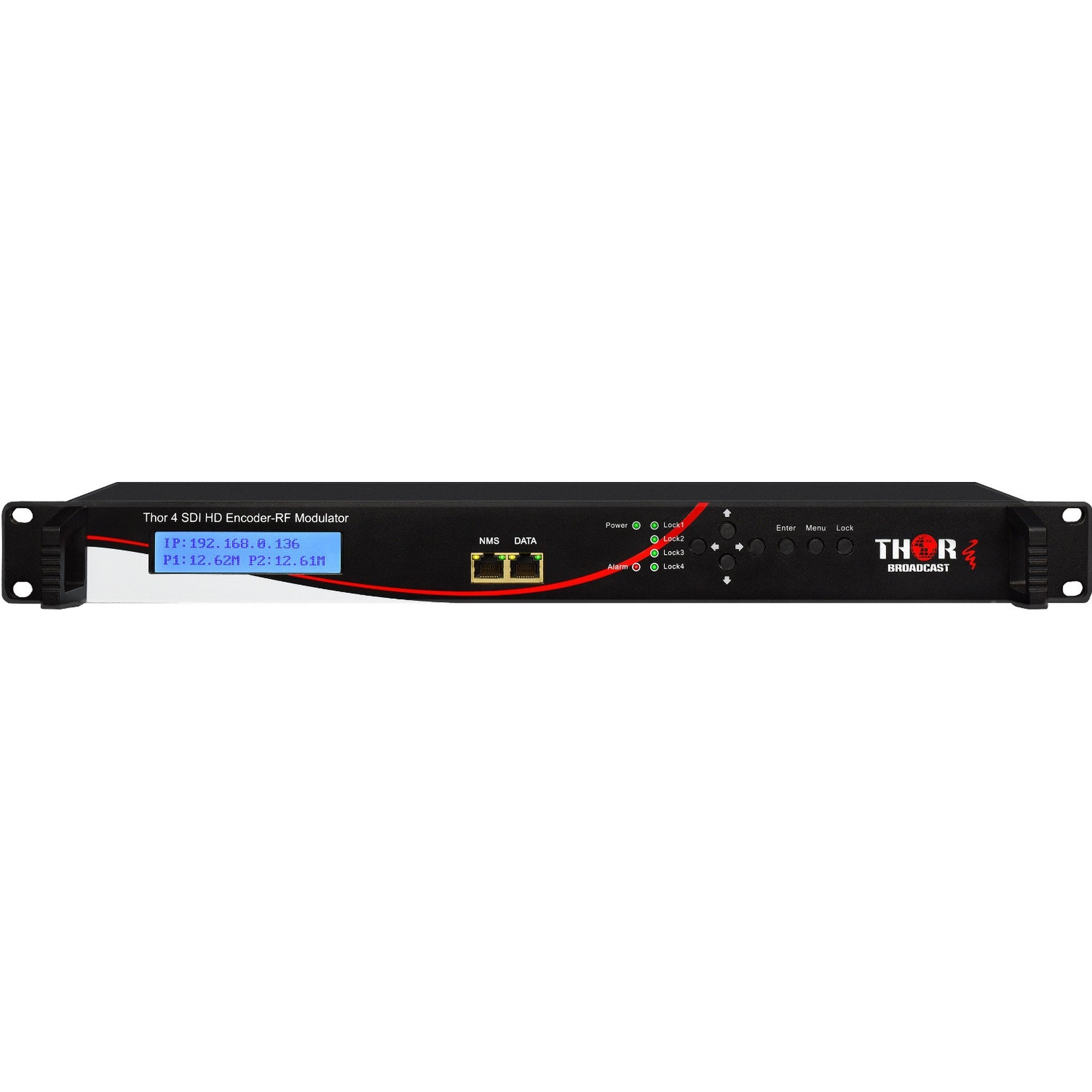 Thor Fiber High - Performance 1 - Channel HD - SDI to QAM Encoder Modulator for Live Video Applications