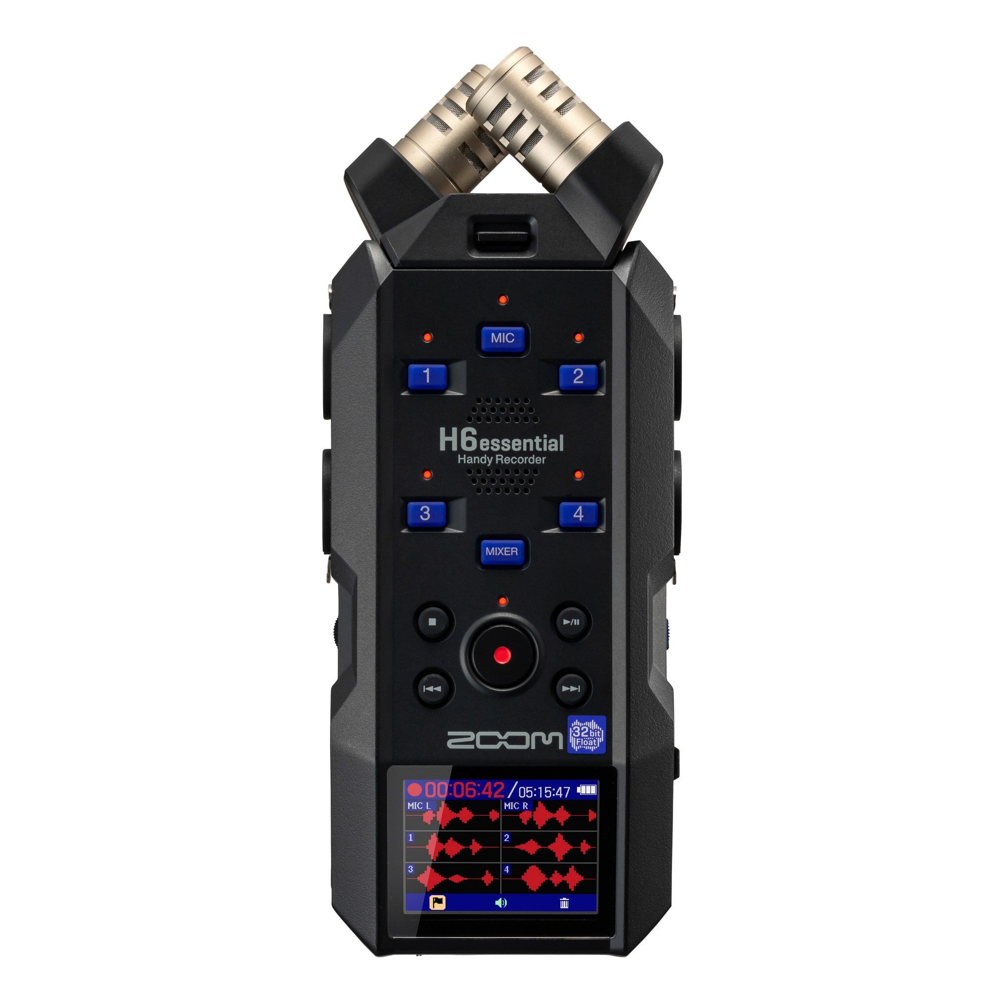Zoom H6essential: 6-Track 32-Bit High-Performance Portable Audio Recorder
