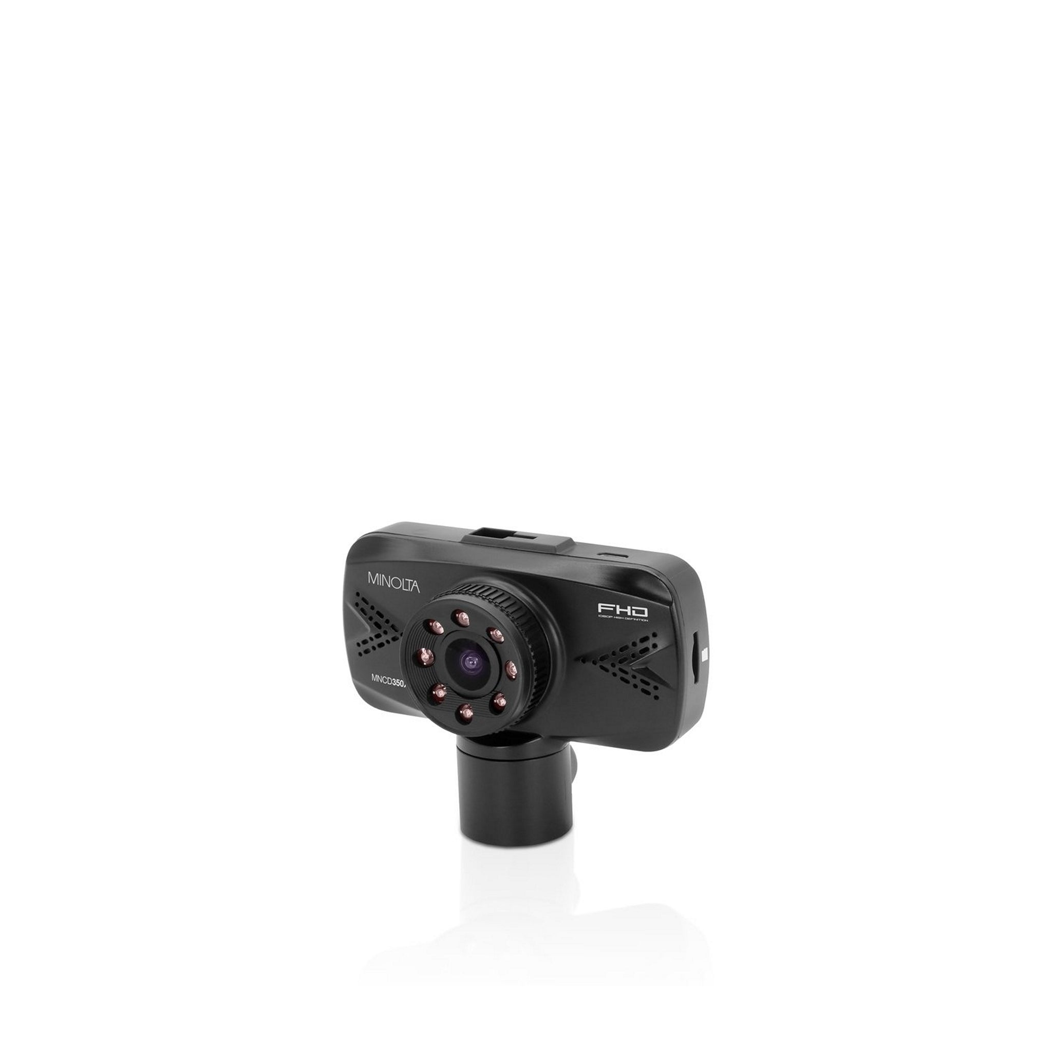 Minolta MNCD350X 2-Channel 1080p Car Cam with 2.7-Inch LCD & Interior Recording