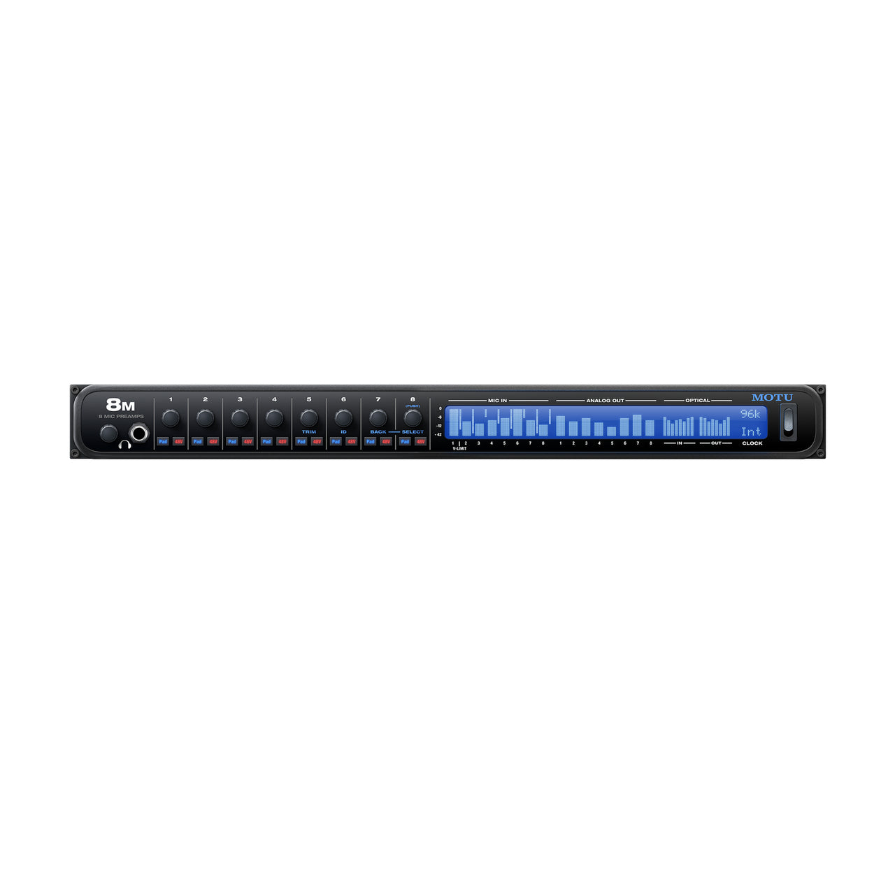 MOTU 8M: High - Performance 8 Mic Preamp Audio Interface with Thunderbolt, AVB, Ethernet & USB